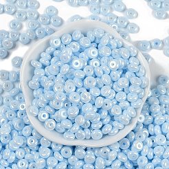 Opaque Colours Luster Glass Seed Beads&nbsp;X1-SEED-P008-01C-09