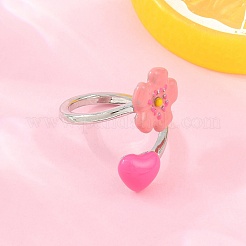 Brass Cuff Open Rings for Women&nbsp;KK-CBA17E5-03P-01