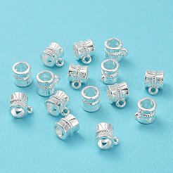Tibetan Style Alloy Tube Bails&nbsp;TIBE-30047-S-RS