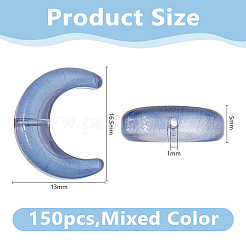 150Pcs Transparent Glass Beads&nbsp;GLAA-DC0001-58
