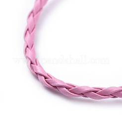 Trendy Braided Imitation Leather Bracelet Making&nbsp;BJEW-S076-015