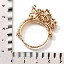 Alloy Open Back Bezel Pendants&nbsp;PALLOY-I223-05LG
