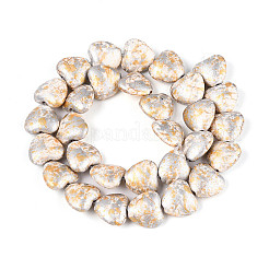 Spray Painted Synthetic Turquoise Beads Strands&nbsp;G-N352-28A-01