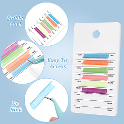 2Pcs 2 Colors Acrylic False Eyelashes Display Board&nbsp;AJEW-GO0001-31