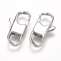 Tarnish Resistant 304 Stainless Steel Lobster Claw Clasps&nbsp;STAS-O114-056C-P