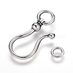 Tibetan Style S Hook Clasps&nbsp;LF5091Y-NF