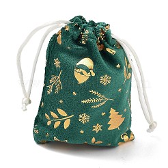 Gold Stamping Christmas Velvet Storage Bags&nbsp;ABAG-Q053-01B-01D