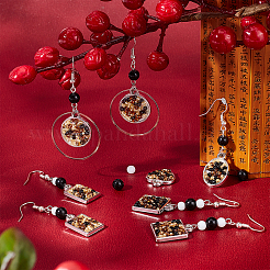DIY Dangle Earrings Making Kit&nbsp;DIY-SC0018-07