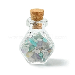4Pcs Glass Wishing Bottle Decorations&nbsp;PALLOY-JF03100