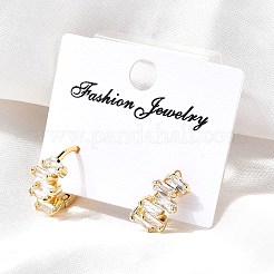 Brass Hoop Earrings&nbsp;EJEW-S256-03B-G