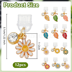 12Pcs 2 Styles Plastic Mobile Dustproof Plugs&nbsp;HJEW-OC00188