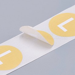 Paper Self-Adhesive Clothing Size Labels&nbsp;LS-DIY-A006-B01