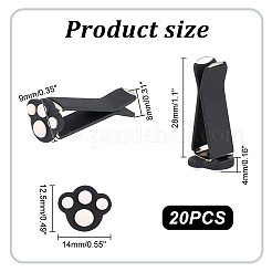 Cat Claw Print Opaque Resin Car Air Vent Clips&nbsp;AJEW-AB00031