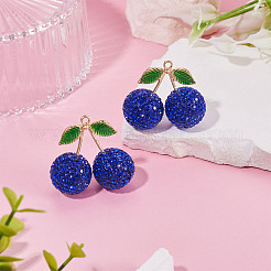 2Pcs Alloy Cherry Charms&nbsp;FIND-TA0009-30D