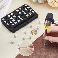 DIY Letter and Number Stamping Punch Tool Set&nbsp;TOOL-WH0164-02P-02