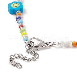 Glass Seed Bead Beaded Necklaces&nbsp;NJEW-JN04212
