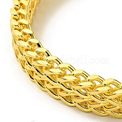 Men's 304 Stainless Steel Mesh Chain Bracelet with Wolf Head Clasp&nbsp;BJEW-A129-02G