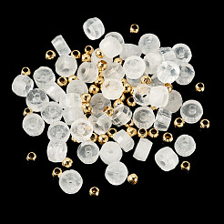50Pcs Natural Quartz Crystal Beads&nbsp;G-TAD0001-10