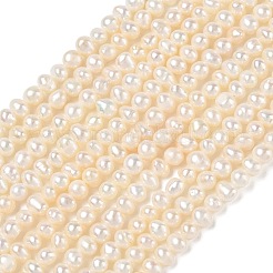 Natural Cultured Freshwater Pearl Beads Strands&nbsp;PA-CBAC463-15