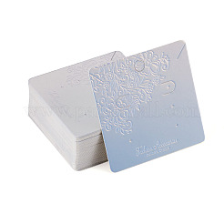 50Pcs Laser Embossed Flower Paper Jewelry Display Cards for Earrings&nbsp;CDIS-TA0001-54
