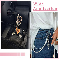 6Pcs Heart Alloy Spring Gate Rings&nbsp;FIND-TA0011-14A