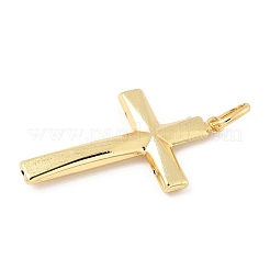 Cross Brass Big Pendants&nbsp;KK-M327-07A-G