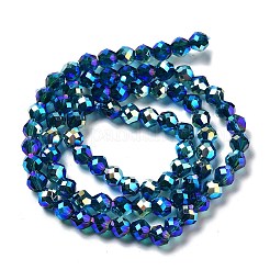 Electroplate Glass Beads Strands&nbsp;GLAA-A014-02G