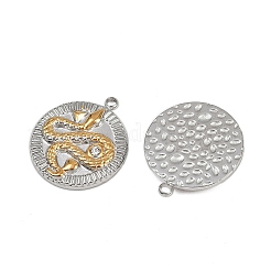 304 Stainless Steel Rhinestone Pendants&nbsp;STAS-L290-59GP