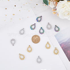 18Pcs 3 Colors Ion Plating(IP) 304 Stainless Steel Pendants&nbsp;STAS-DC0014-14