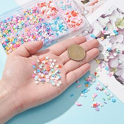 50G 10 Styles Handmade Polymer Clay Cabochons&nbsp;CLAY-CJ0001-73