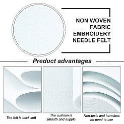 Non Woven Fabric Embroidery Needle Felt for DIY Crafts&nbsp;DIY-WH0156-92C