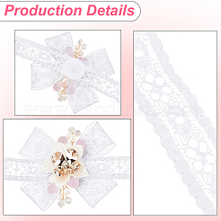 2Pcs Cloth Wrist Corsage&nbsp;AJEW-CY0002-03