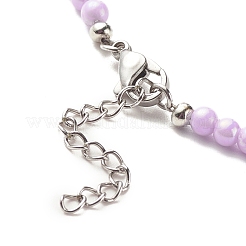 7Pcs 7 Color Round Acrylic Beaded Necklaces for Women&nbsp;NJEW-JN03864