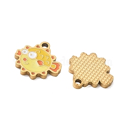 304 Stainless Steel Enamel Pendants&nbsp;SA-CBA7876-29G-06