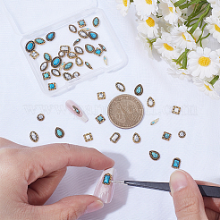 15 Styles Zinc Alloy Cabochons&nbsp;MRMJ-SP0001-35