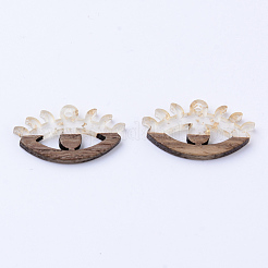 Resin & Walnut Wood Pendants&nbsp;RESI-N025-009A-A01