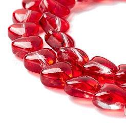 Transparent Glass Beads Strand&nbsp;GLAA-F112-01G