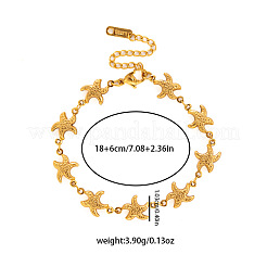 304 Stainless Steel Link Bracelets for Women&nbsp;FS-WGCA705-05