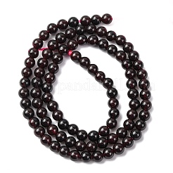 Natural Garnet Beads Strands&nbsp;G-J376-37-4mm