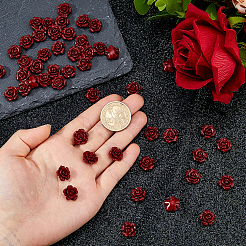 50Pcs Opaque Resin Beads&nbsp;RESI-DC0001-59