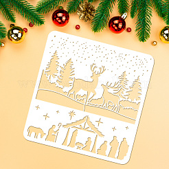 PET Hollow Out Drawing Painting Stencils&nbsp;DIY-WH0391-0462