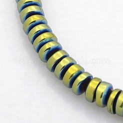 Electroplate Non-magnetic Synthetic Hematite Beads Strands&nbsp;G-J216C-M