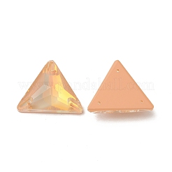 Mocha Effect Triangle Shape Sew on Rhinestone&nbsp;GLAA-A024-06D