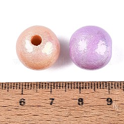 Luminous UV Plating Opaque Acrylic Beads&nbsp;OACR-Q204-14