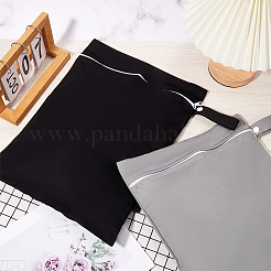 2Pcs 2 Colors Polyester Zipper Bags&nbsp;ABAG-CN0001-12