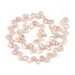 Natural Baroque Keshi Pearl Beads Strands&nbsp;PEAR-S022-03C