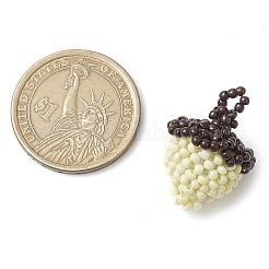 Beaded Acorn Charms&nbsp;PALLOY-MZ00448