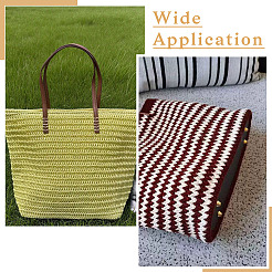 1Pc PU Leather Oval Long Bag Bottoms&nbsp;DIY-TA0015-27