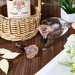 2Pcs Stainless Steel Wine Bottle Stoppers&nbsp;FIND-GF0008-17