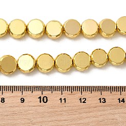 Electroplate Glass Beads Strands&nbsp;EGLA-F166-04C-G